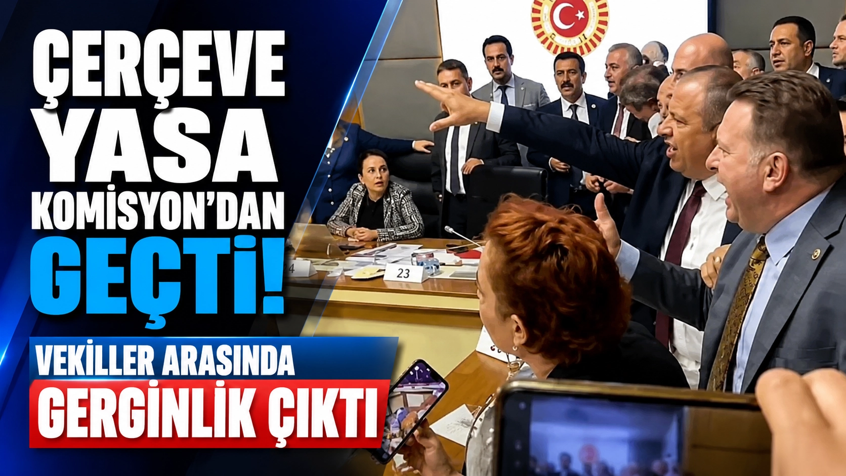 Meclis'te Gergin Gece! &Ccedil;er&ccedil;eve Yasa Kabul Edildi
