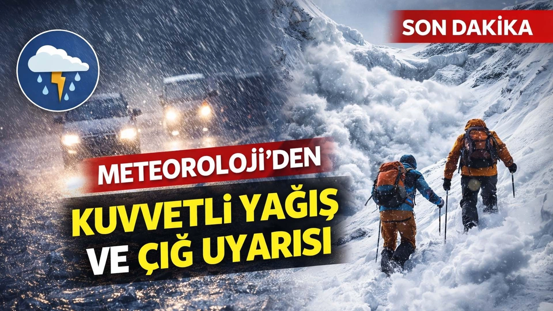 Meteoroloji&rsquo;den &Ccedil;ok Sayıda İl İ&ccedil;in Kuvvetli Yağış Uyarısı