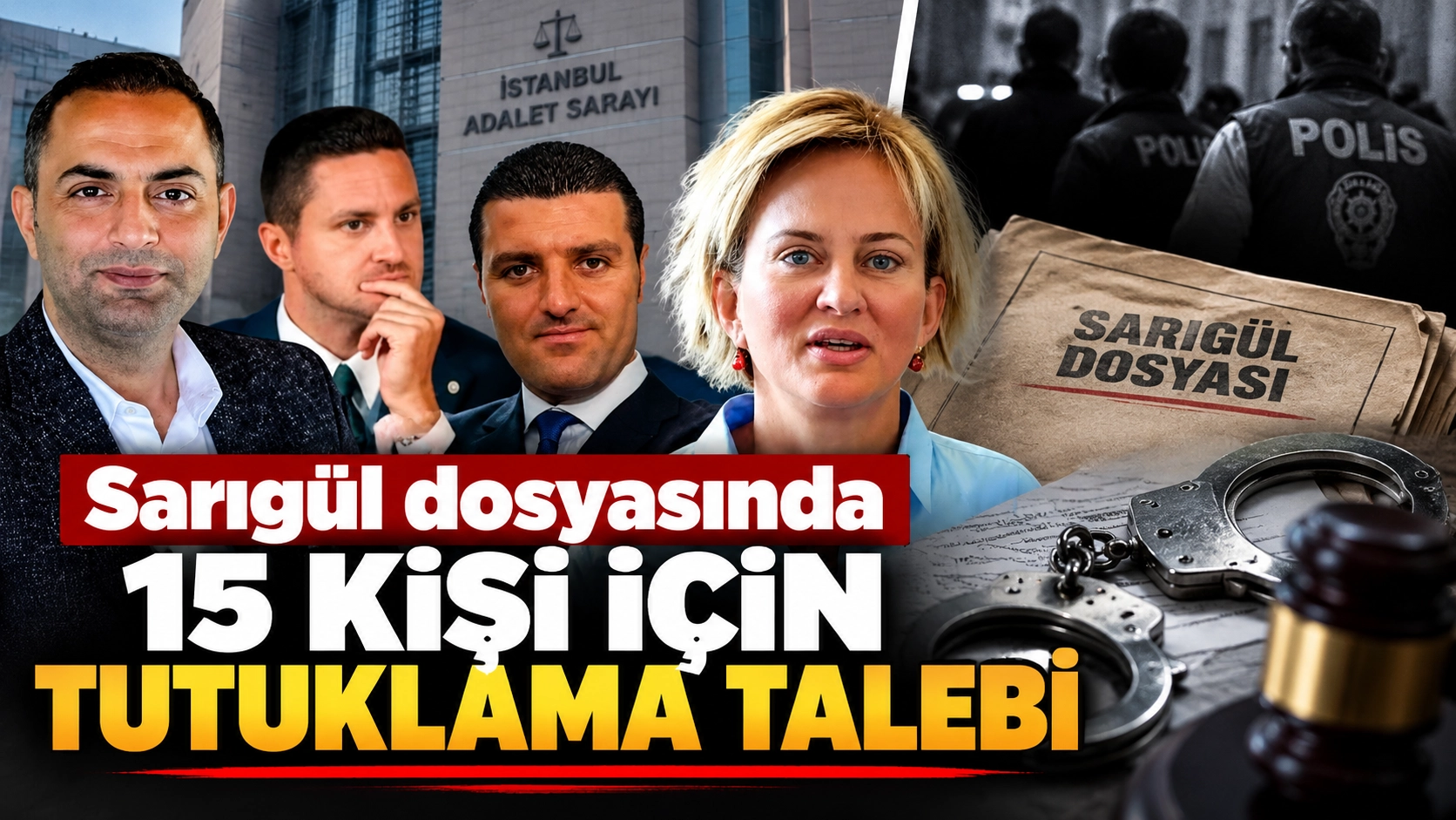 Murat Ağırel&rsquo;in de aralarında olduğu 17 kişi adliyede