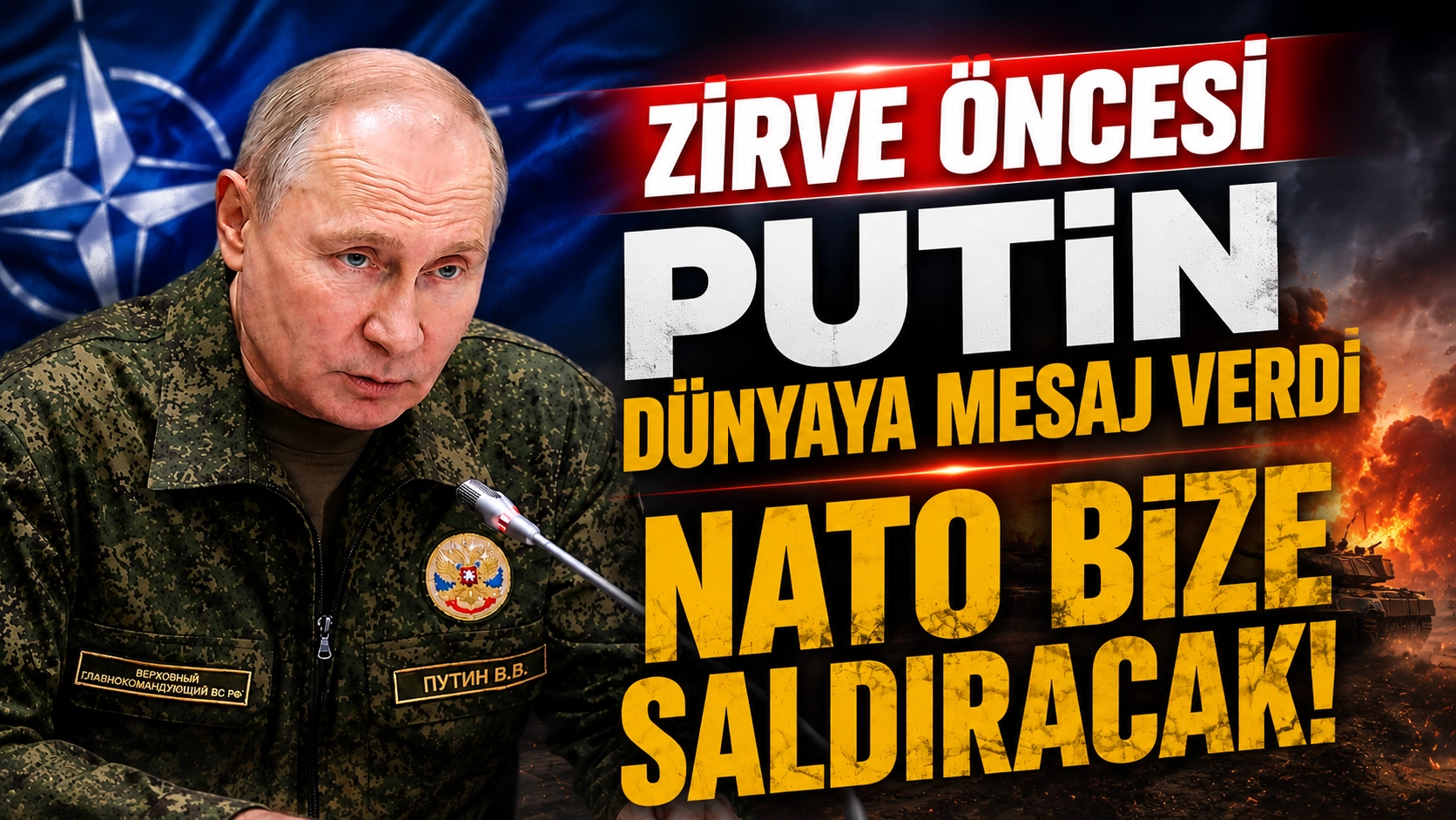 NATO &ouml;ncesi kamuflajları giydi, sert mesajlar verdi!