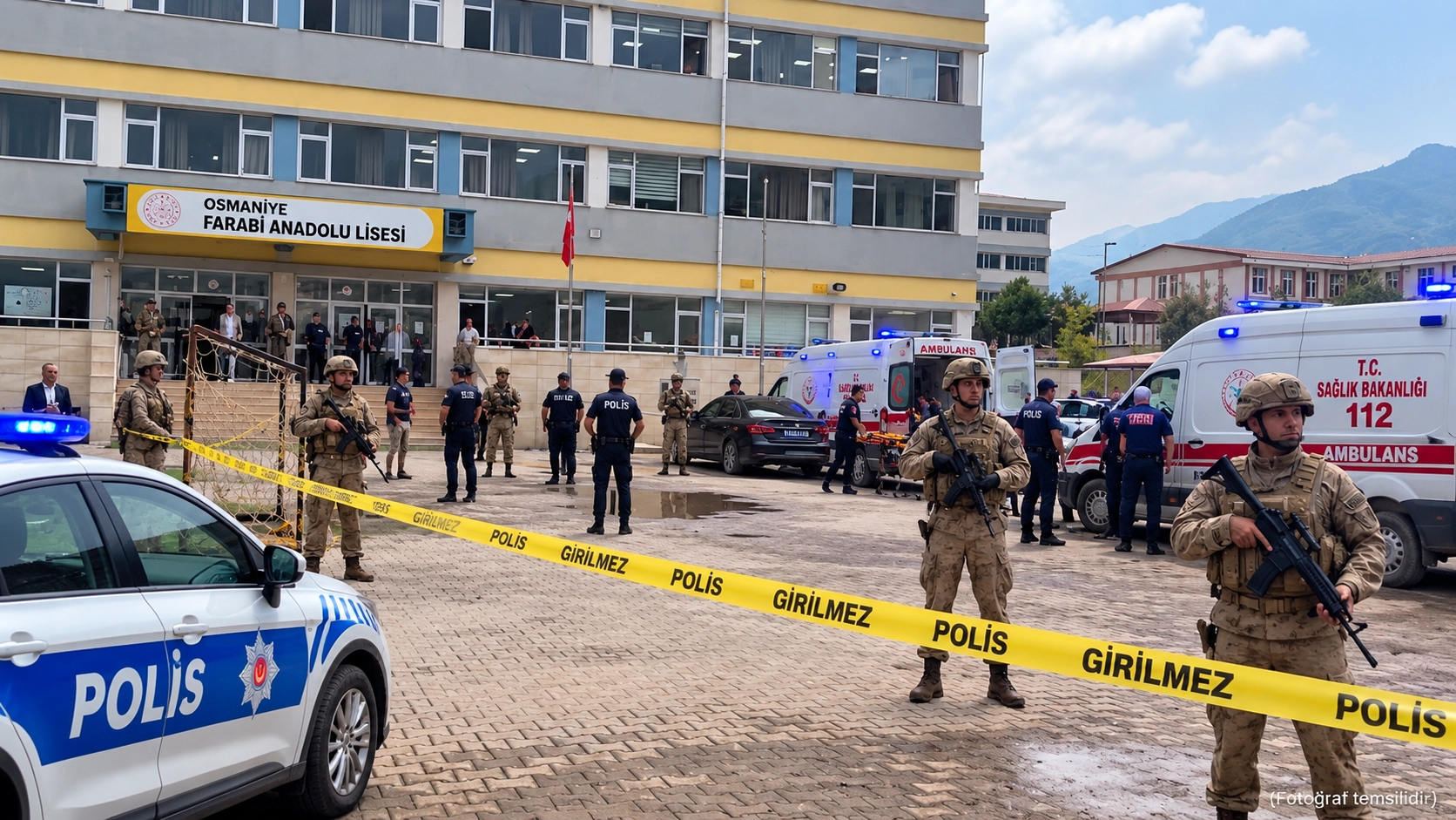Okulda silah sesleri: Edebiyat &ouml;ğretmeni hayatını kaybetti