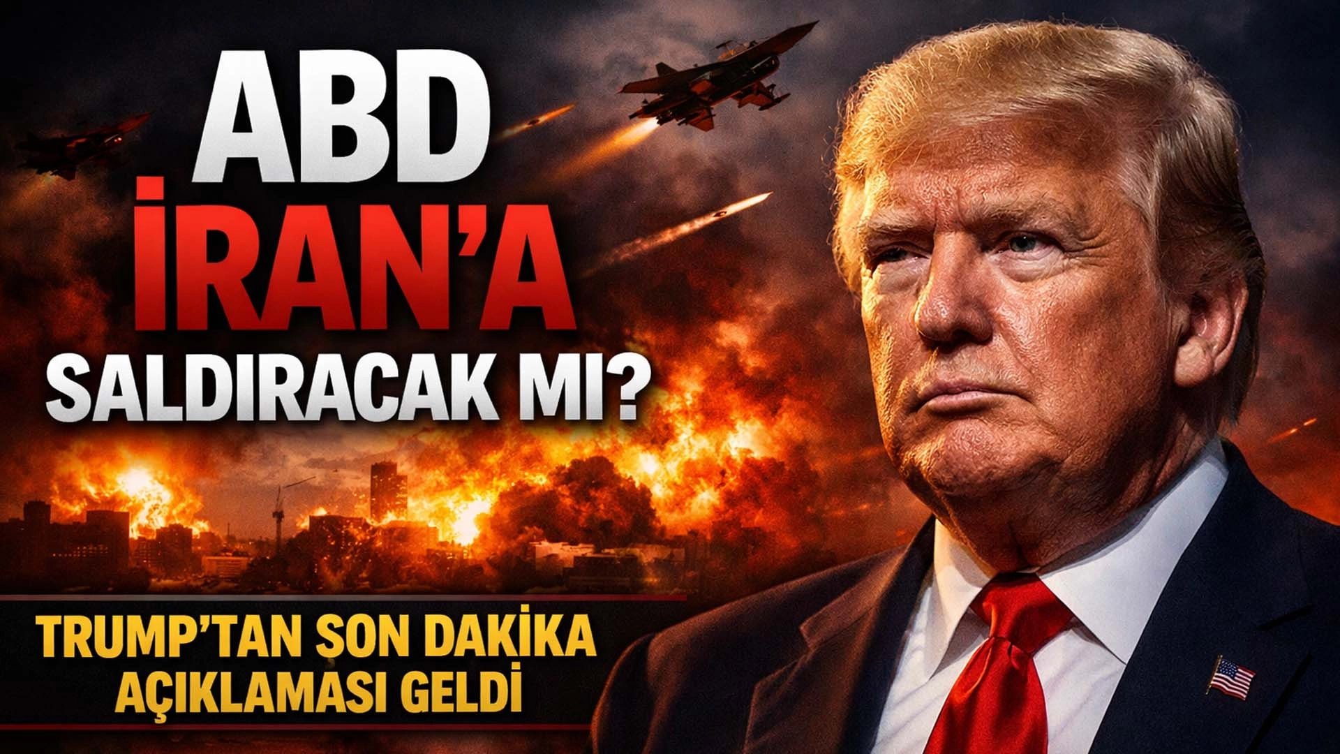 Orta Doğu&rsquo;daki Tansiyon: Trump İran&rsquo;a B&uuml;y&uuml;k Filo Uyarısı Yaptı