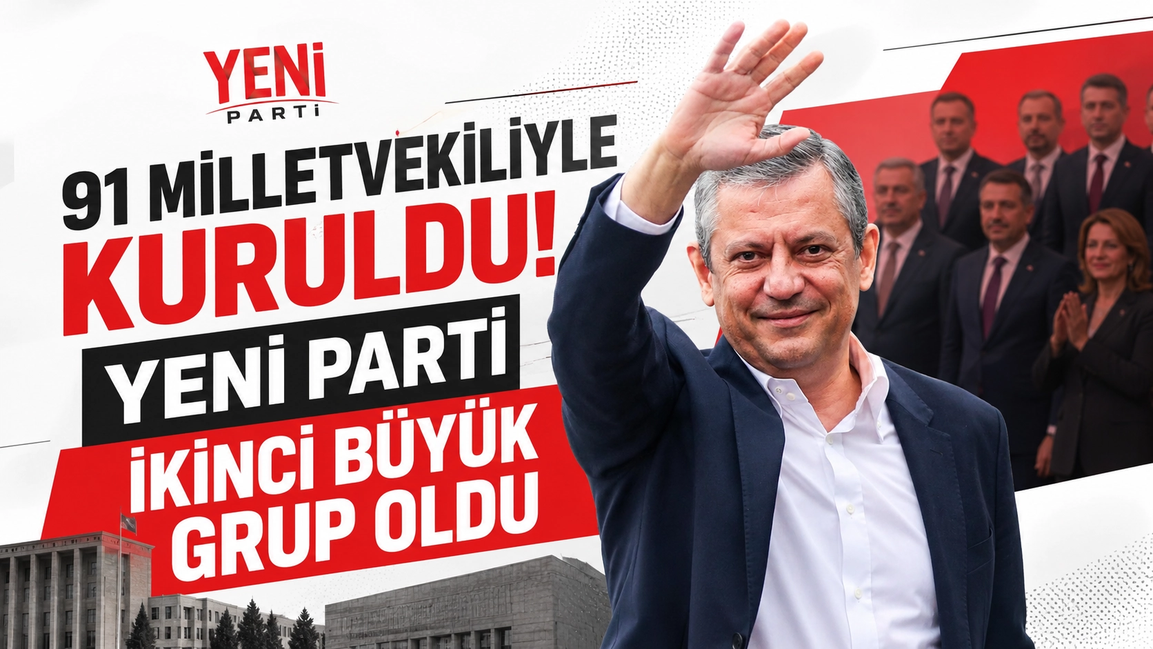 &Ouml;zg&uuml;r &Ouml;zel CHP'den İstifa Etti! Yeni Parti Sahnede