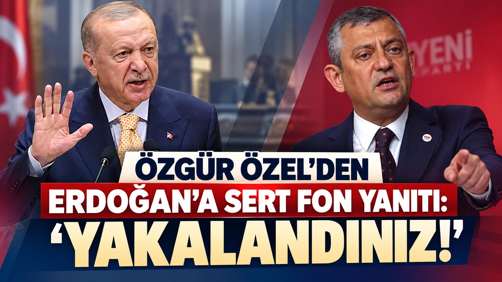&Ouml;zg&uuml;r &Ouml;zel&rsquo;den Erdoğan&rsquo;a sert fon yanıtı: &ldquo;Yakalandınız!&rdquo;