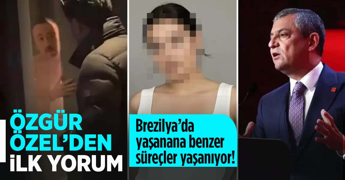 &Ouml;zg&uuml;r &Ouml;zel&rsquo;den operasyona tepki