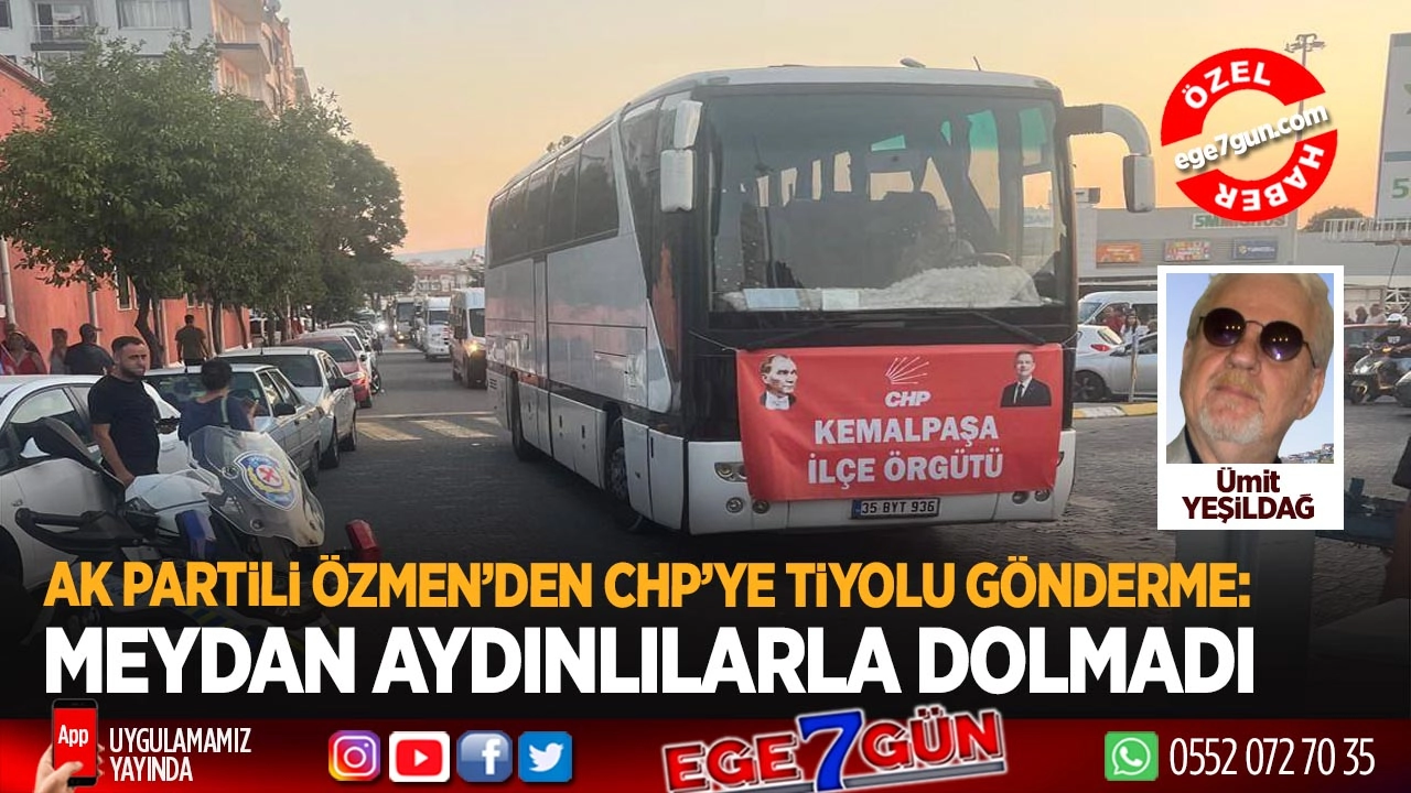 Özmen: “Aydın mitingi değil, Ege mitingi”