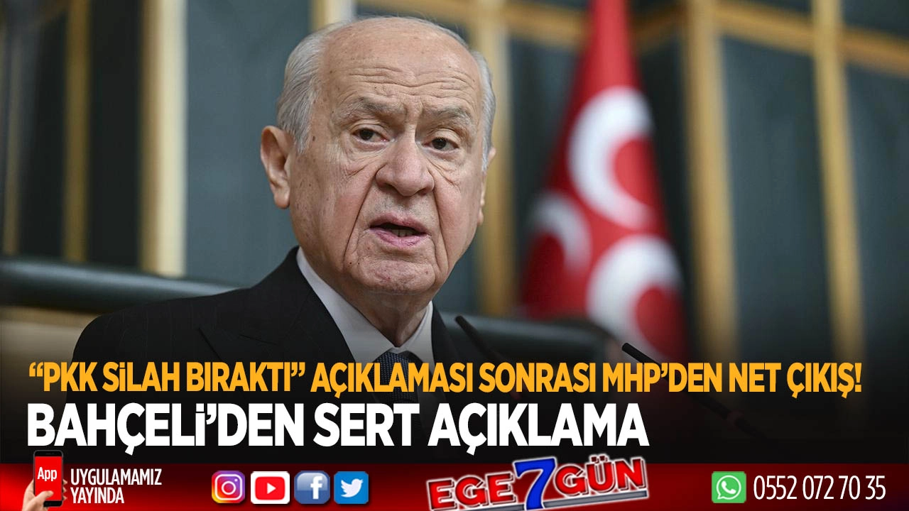 “PKK silah bıraktı” açıklaması sonrası MHP’den net çıkış!