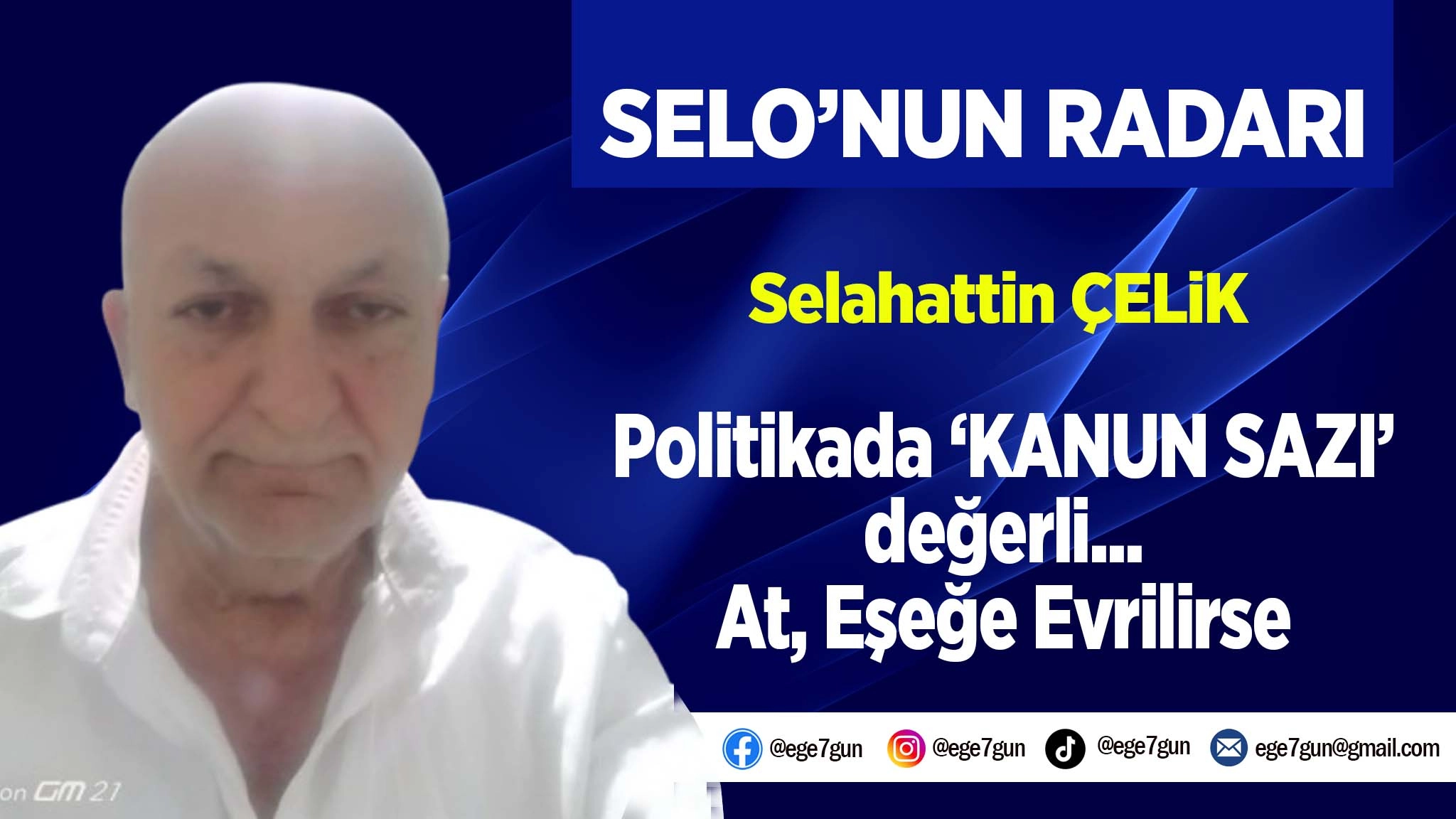 Politikada 'KANUN SAZI' değerli... At, Eşeğe Evrilirse