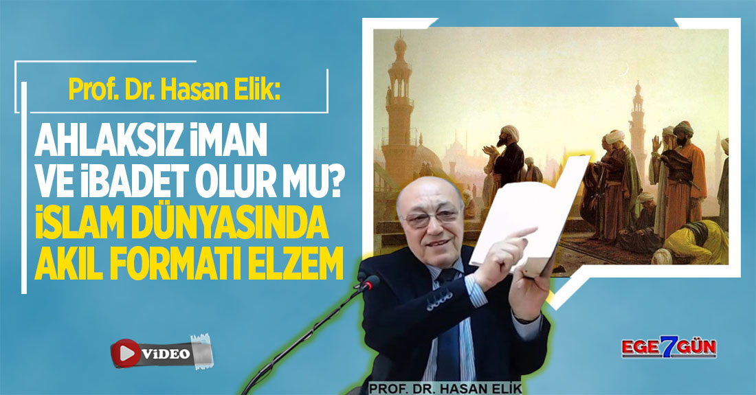 Prof. Dr. Hasan Elik: Aklımdan ve dünyadan özür dilerim!