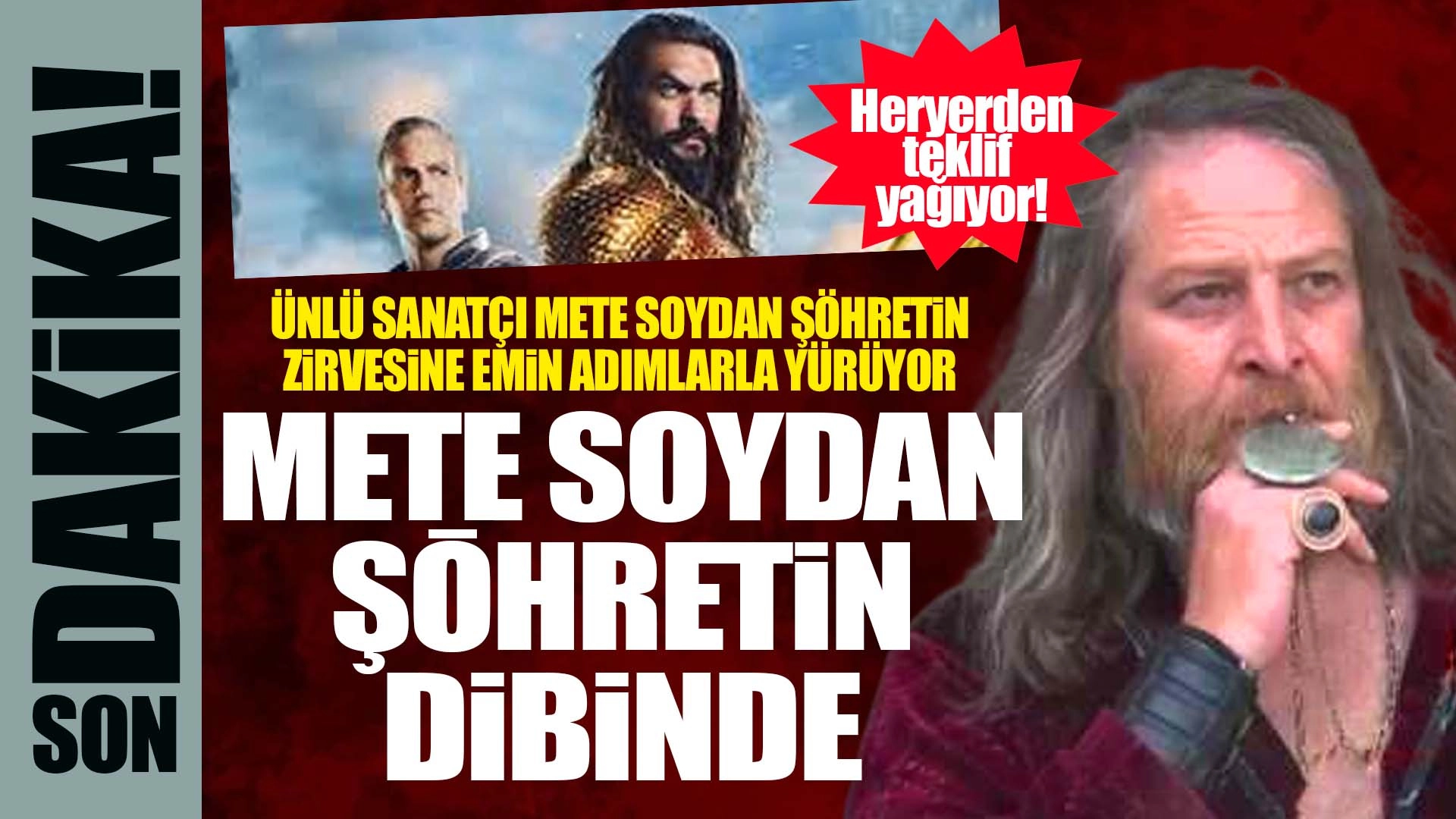 Reklamlardan dizilere uzanan g&uuml;&ccedil;l&uuml; bir y&uuml;kseliş: Mete Soydan!..