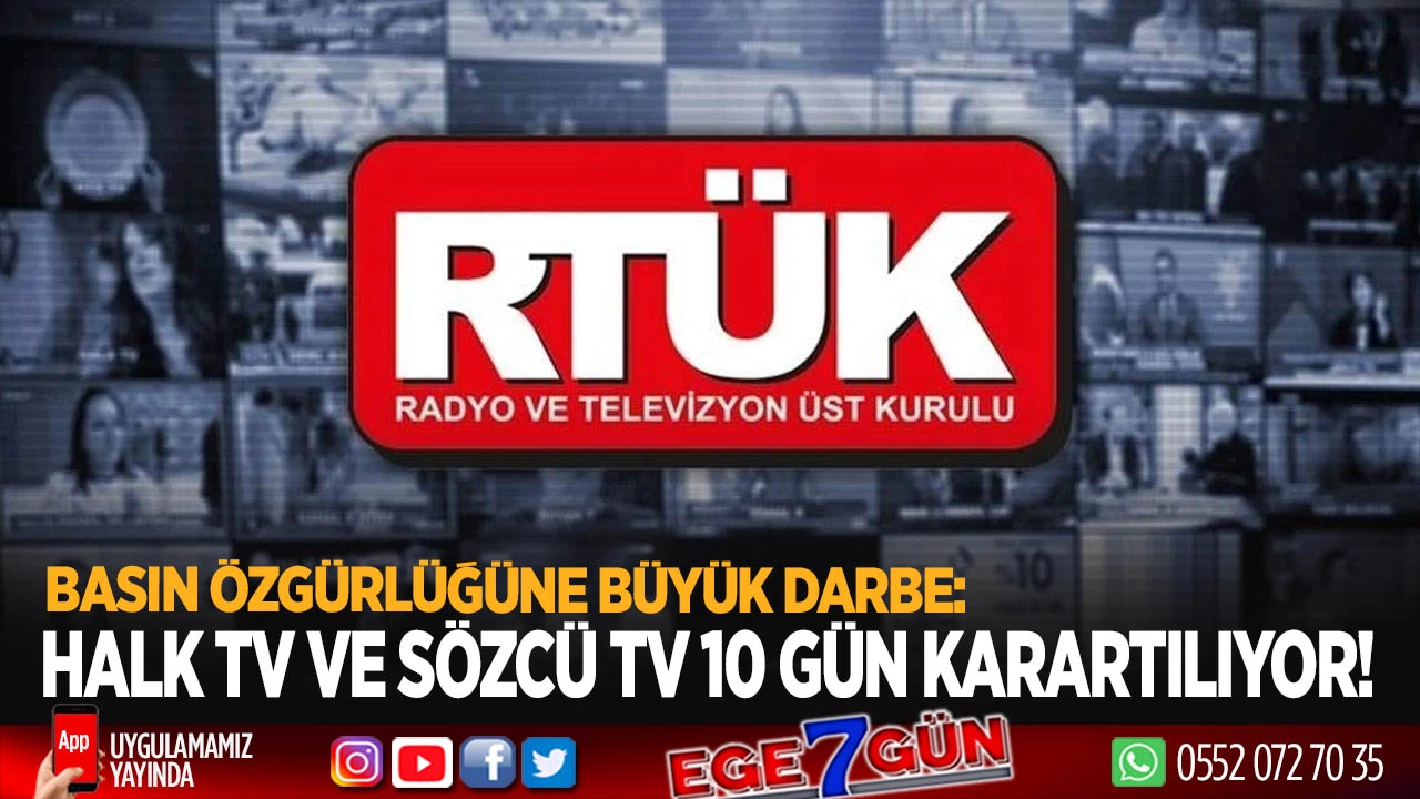 RTÜK’ten iki kanala birden ekran karartma cezası