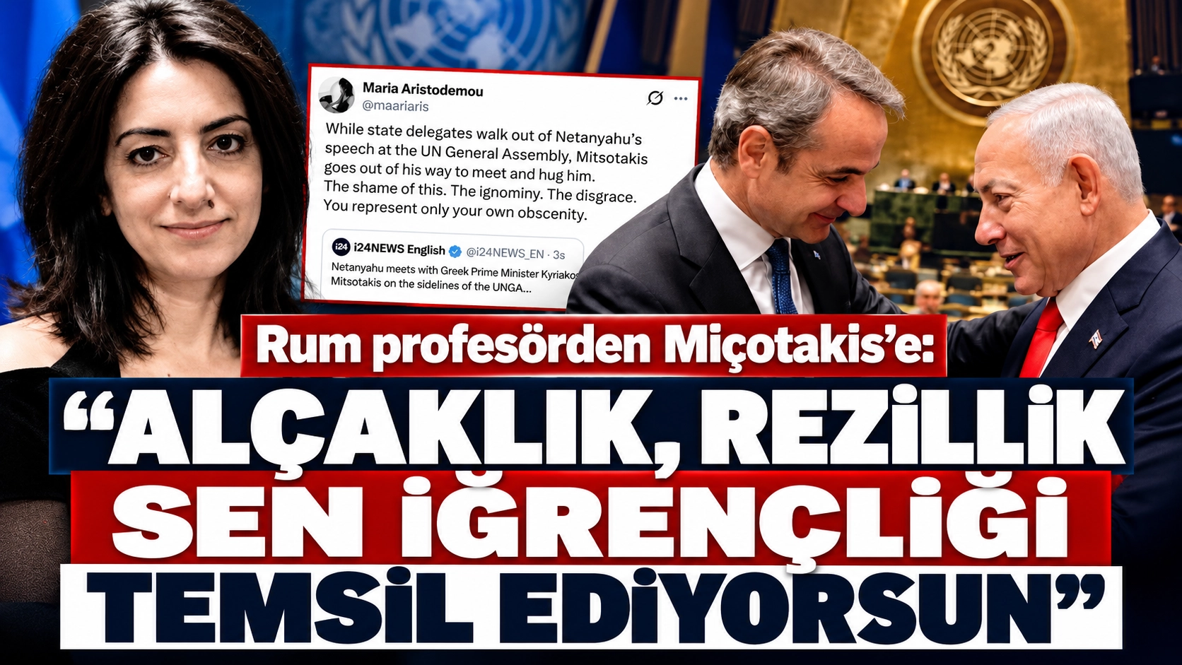 Rum profes&ouml;rden Mi&ccedil;otakis&rsquo;e olay s&ouml;zler! &ldquo;Bu al&ccedil;aklık&rdquo;
