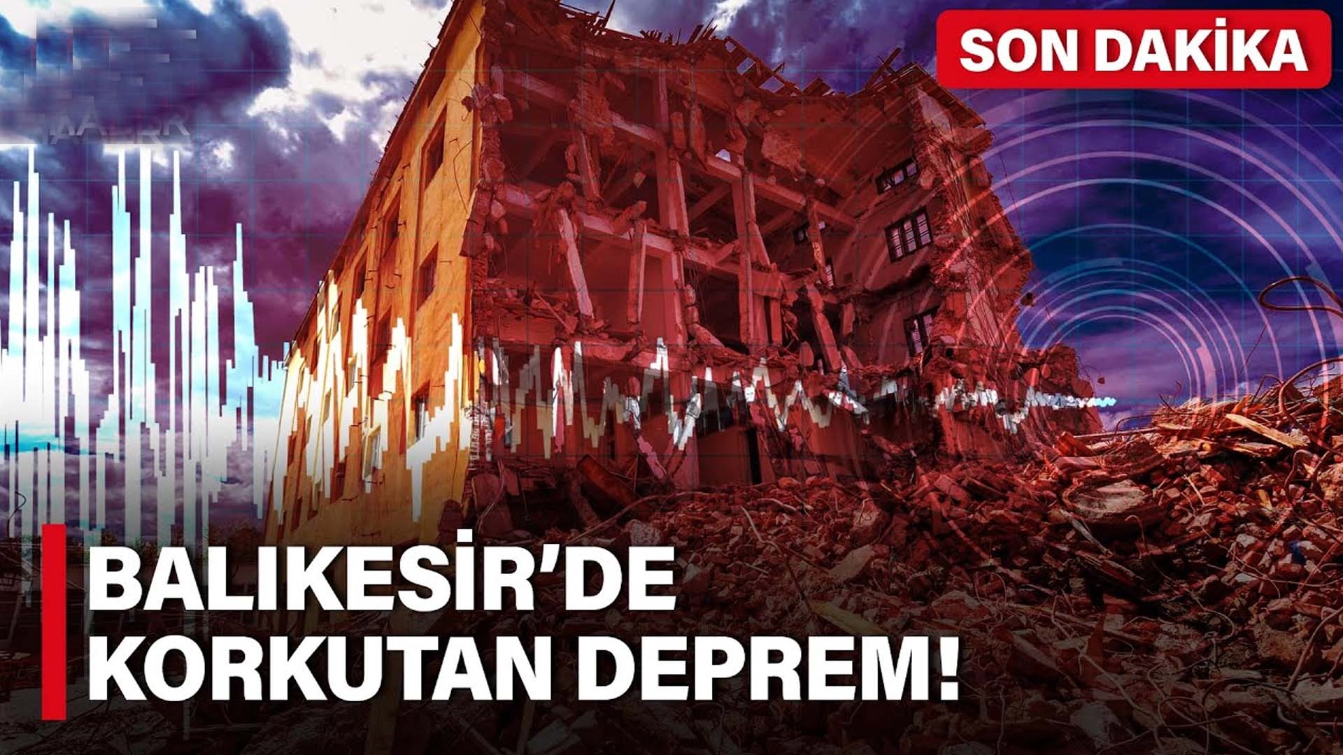 Sabah saatlerinde korkutan sarsıntı &ccedil;evre illerden hissedildi