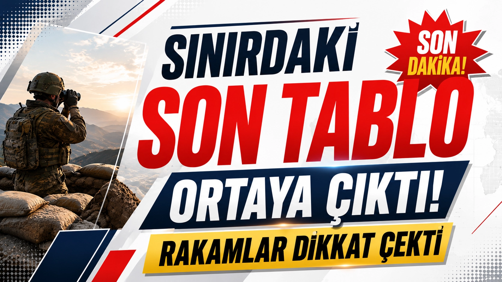 Sınırdaki Son Tablo Ortaya &Ccedil;ıktı! Rakamlar Dikkat &Ccedil;ekti
