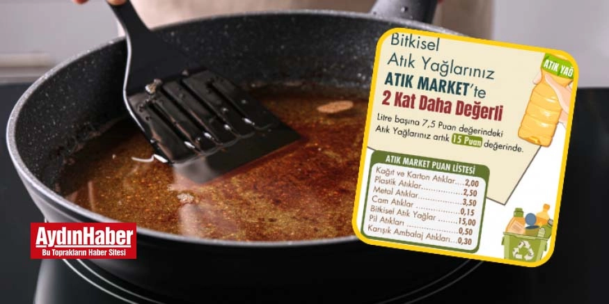 Söke’de atık yağ getiren artık iki kat puan kazanacak
