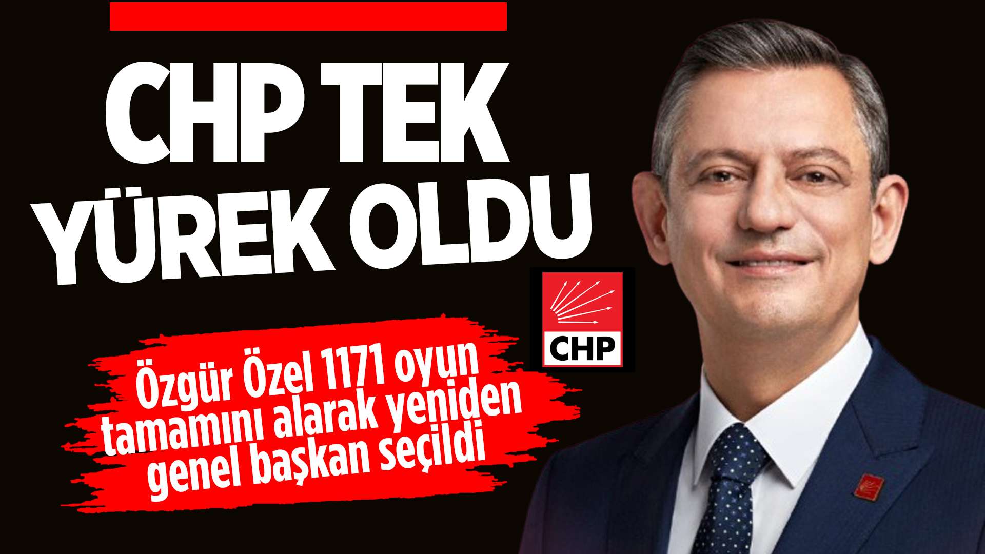 Son Dakika... CHP Olağanüstü kurultayı: Özgür Özel yeniden genel başkan!