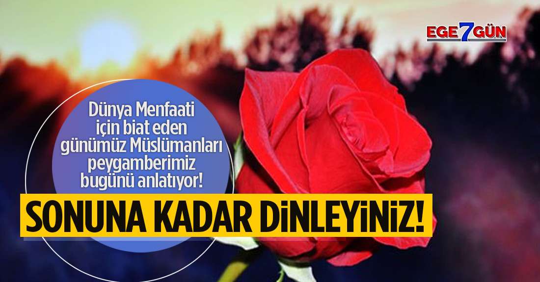 Sonuna kadar dinleyiniz...