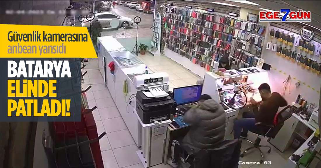 Tamir etmeye çalıştığı telefonun bataryası elinde patladı!