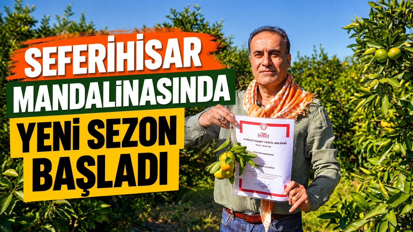 Tescilli mandalina i&ccedil;in yeni projeler g&uuml;ndemde