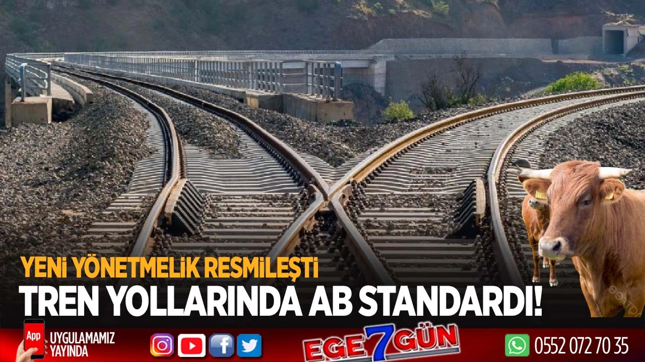 Tren yollarında AB standardı: Yeni yönetmelik resmileşti