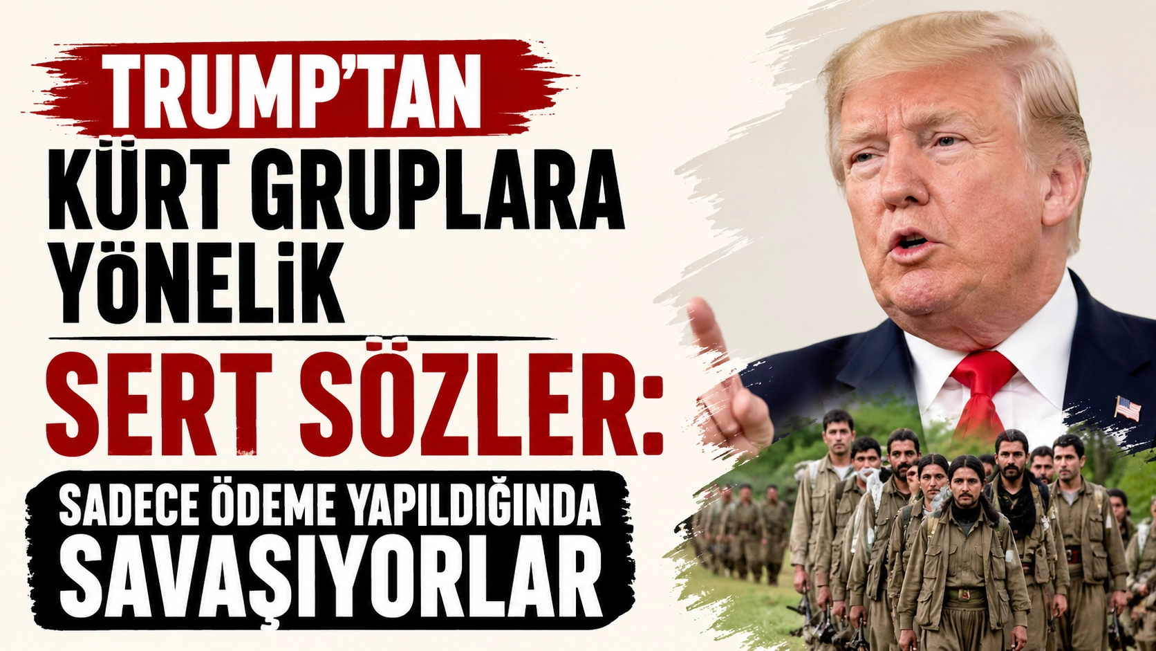 Trump: K&uuml;rtler hep alıyor, alıyor, alıyor