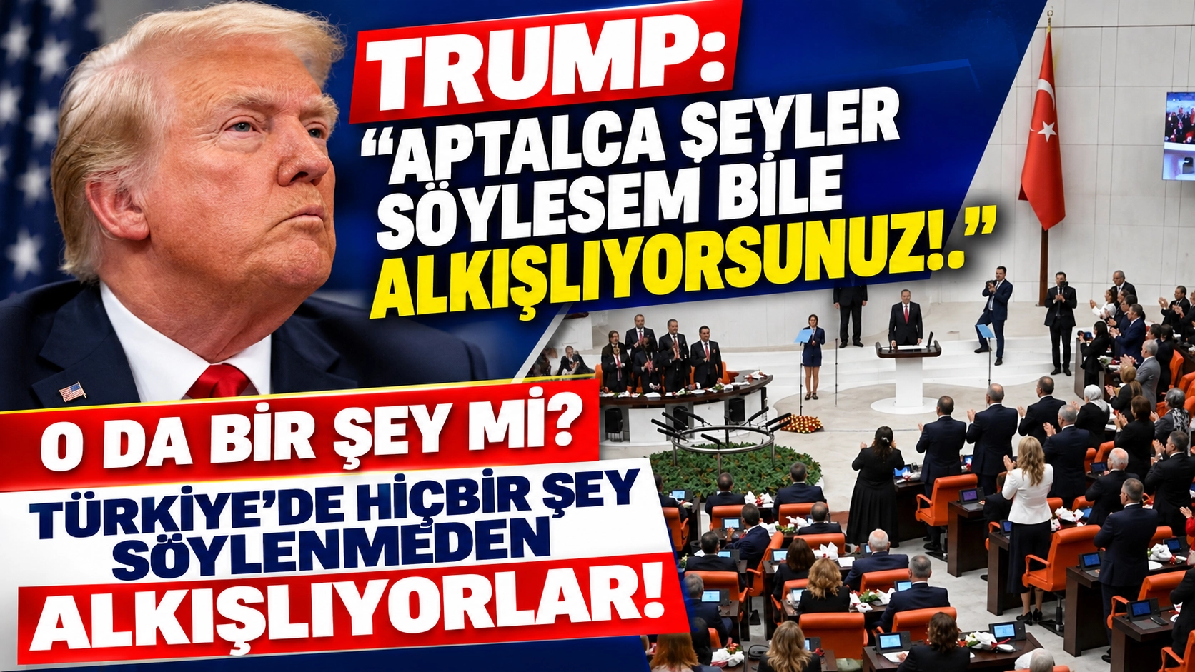 Trump&rsquo;tan destek&ccedil;ilerine şaşırtan s&ouml;zler! &ldquo;En aptalca şeyleri s&ouml;ylesem bile alkışlıyorsunuz&rdquo;