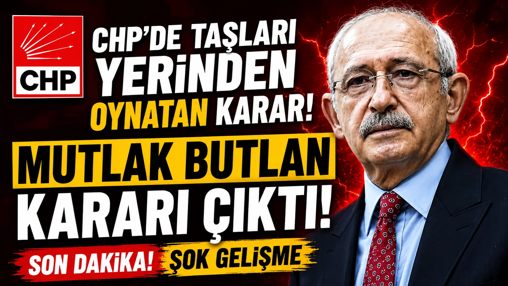 T&uuml;rk siyasi tarihinde B&Uuml;Y&Uuml;K DEPREM!