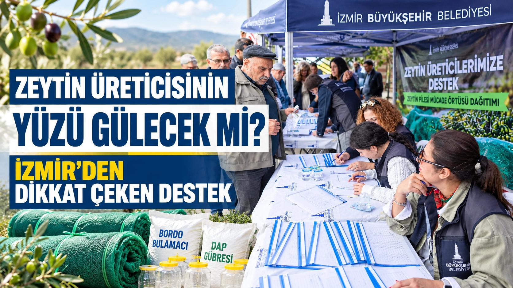 T&uuml;rkiye &uuml;retiminin y&uuml;zde 20&rsquo;si buradan! Zeytinciye destek yağdı