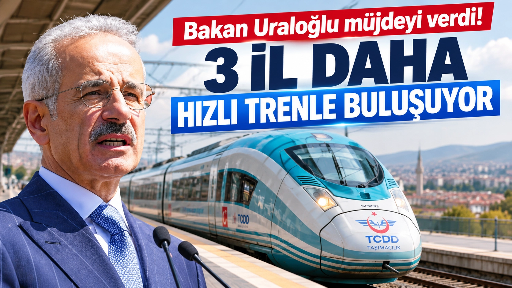 T&uuml;rkiye&rsquo;de hızlı tren heyecanı! 153 kilometrelik hat a&ccedil;ılıyor