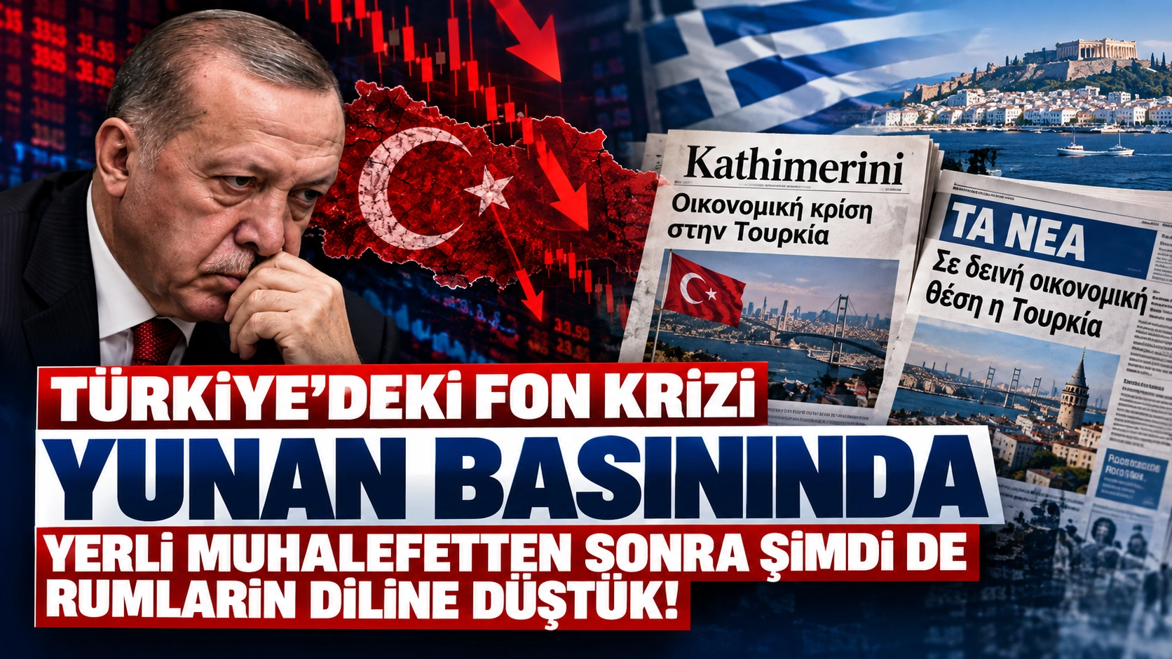 T&uuml;rkiye'deki fon krizi Yunan Basını tarafından yakın takipte!