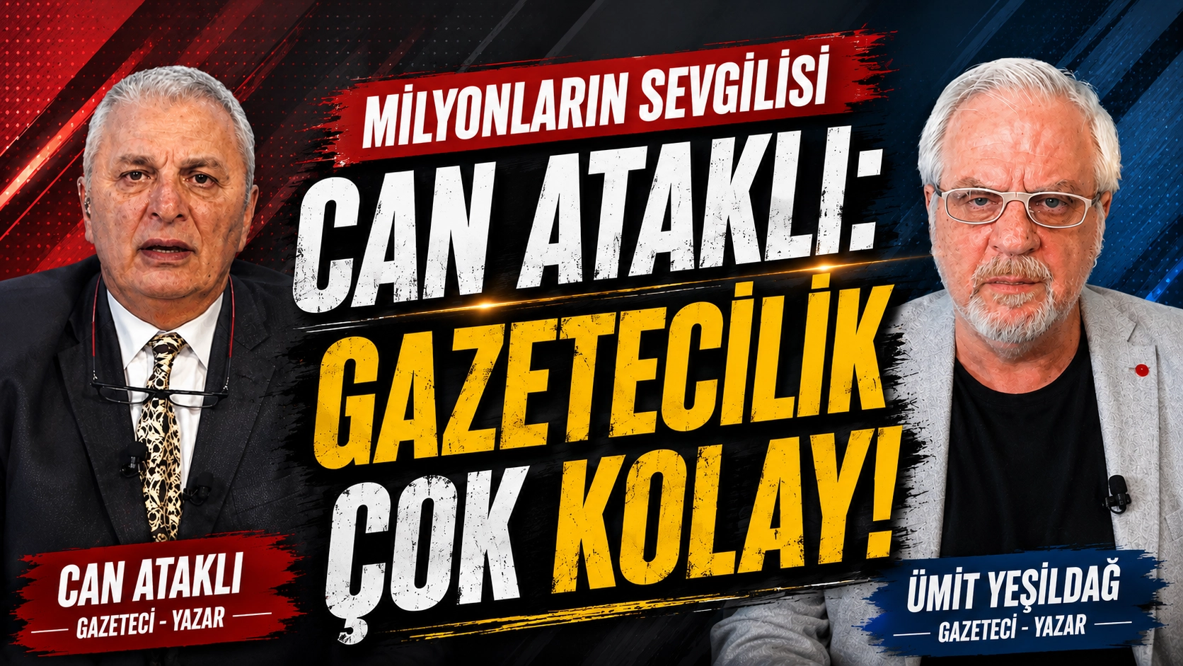 T&uuml;rkiye'nin en atak gazetecisi Ataklı'dan &Uuml;mit Yeşildağ'a &ouml;vg&uuml;!..