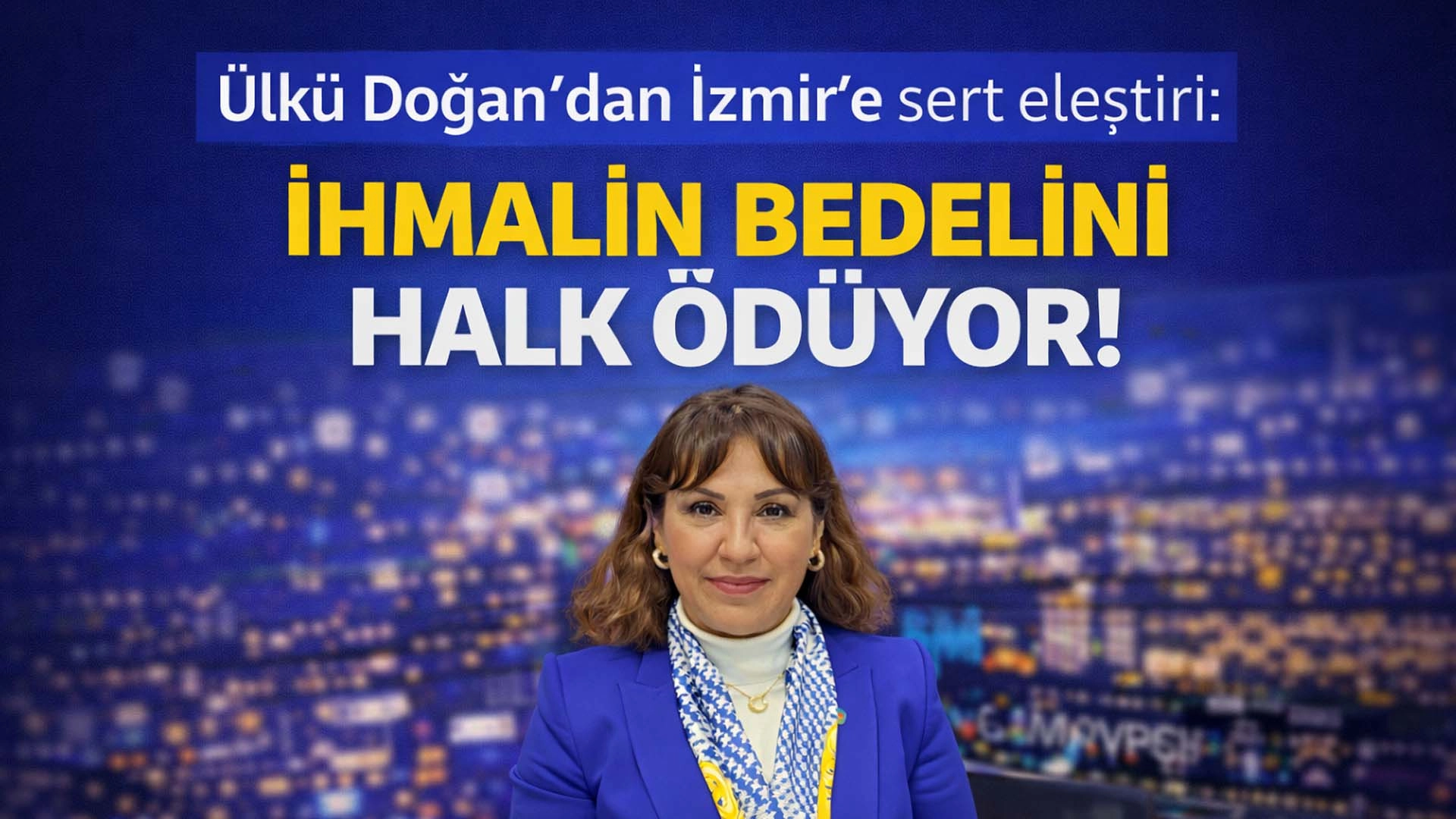 &Uuml;lk&uuml; Doğan&rsquo;dan İzmir &ccedil;ıkışı: &ldquo;Kent polemik değil, &ccedil;&ouml;z&uuml;m istiyor&rdquo;