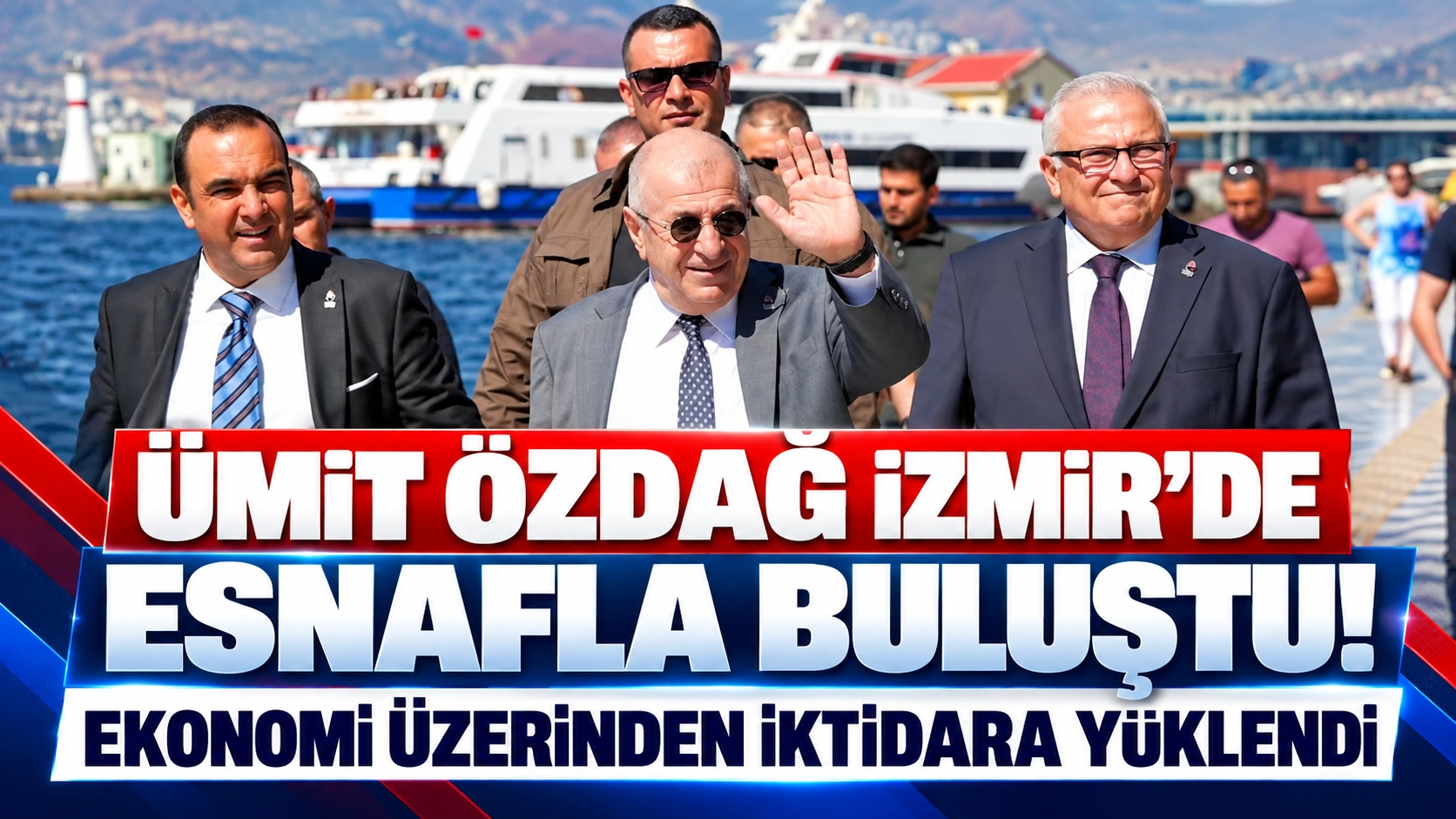 &Uuml;mit &Ouml;zdağ İzmir&rsquo;de konuştu! Ekonomi i&ccedil;in &ccedil;arpıcı benzetme