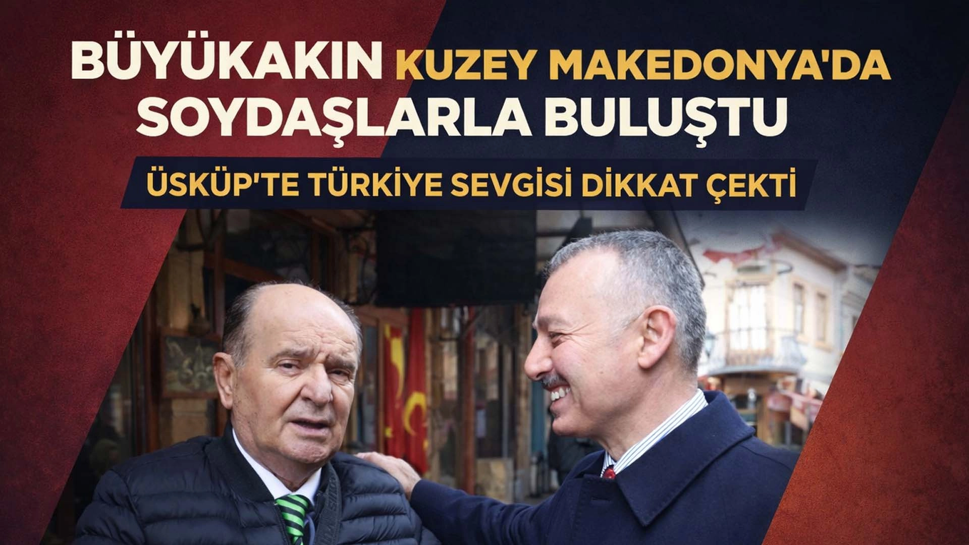 &Uuml;sk&uuml;p sokaklarında T&uuml;rkiye sevgisi