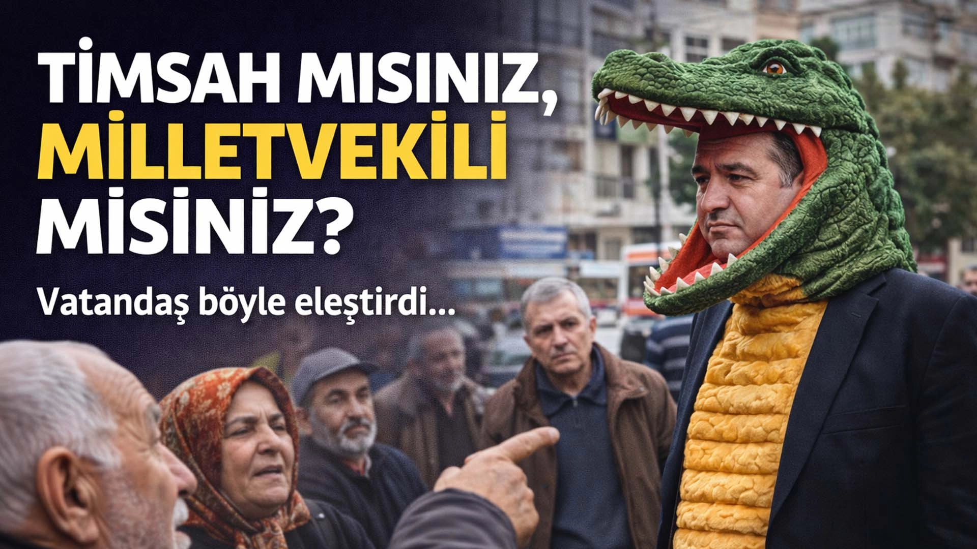 Vatandaştan Milletvekillerine Sert Tepki: Timsah mısınız?