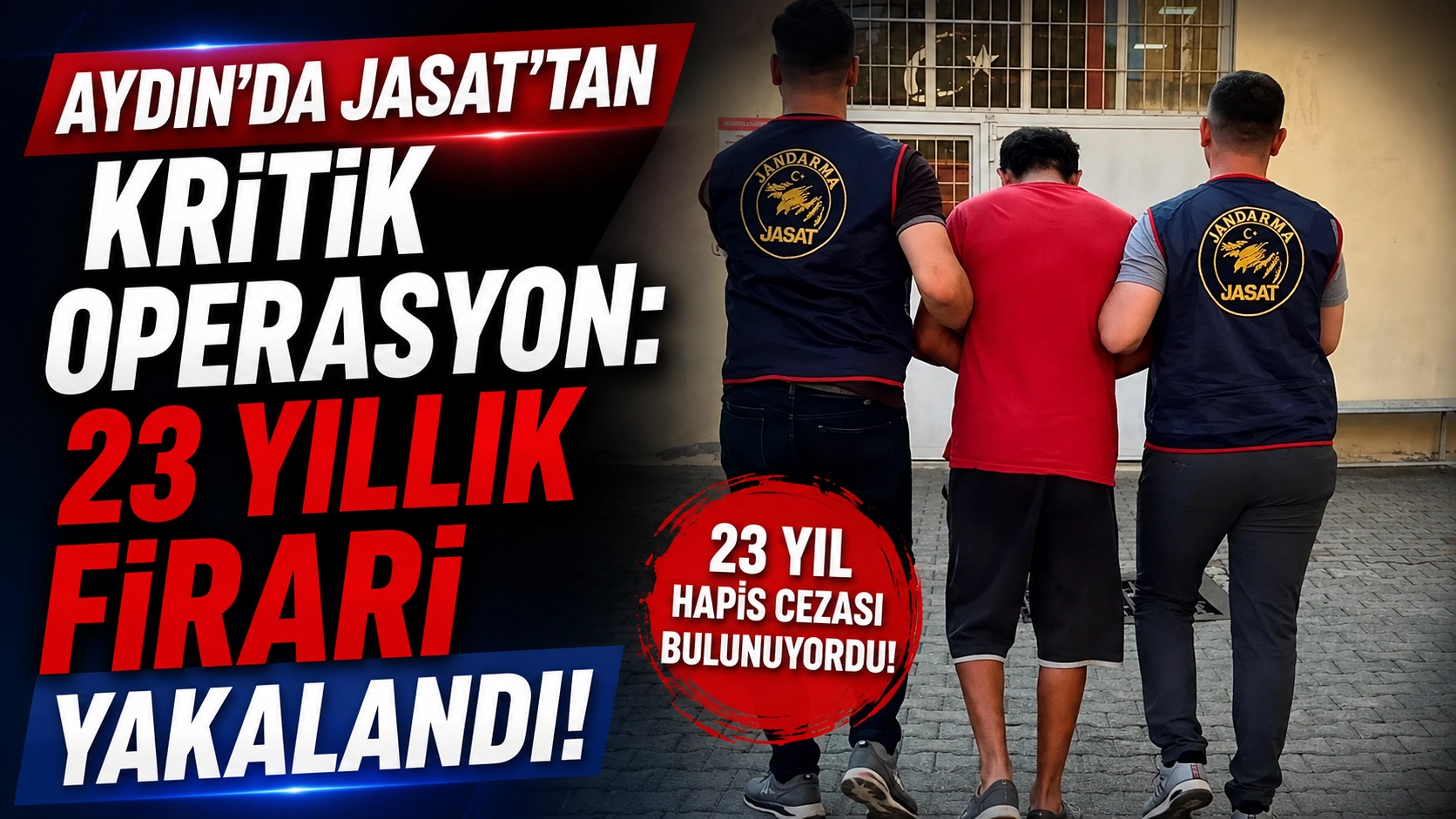 Yağma su&ccedil;undan 23 yıl hapis cezası vardı! Kemalpaşa&rsquo;da yakalandı