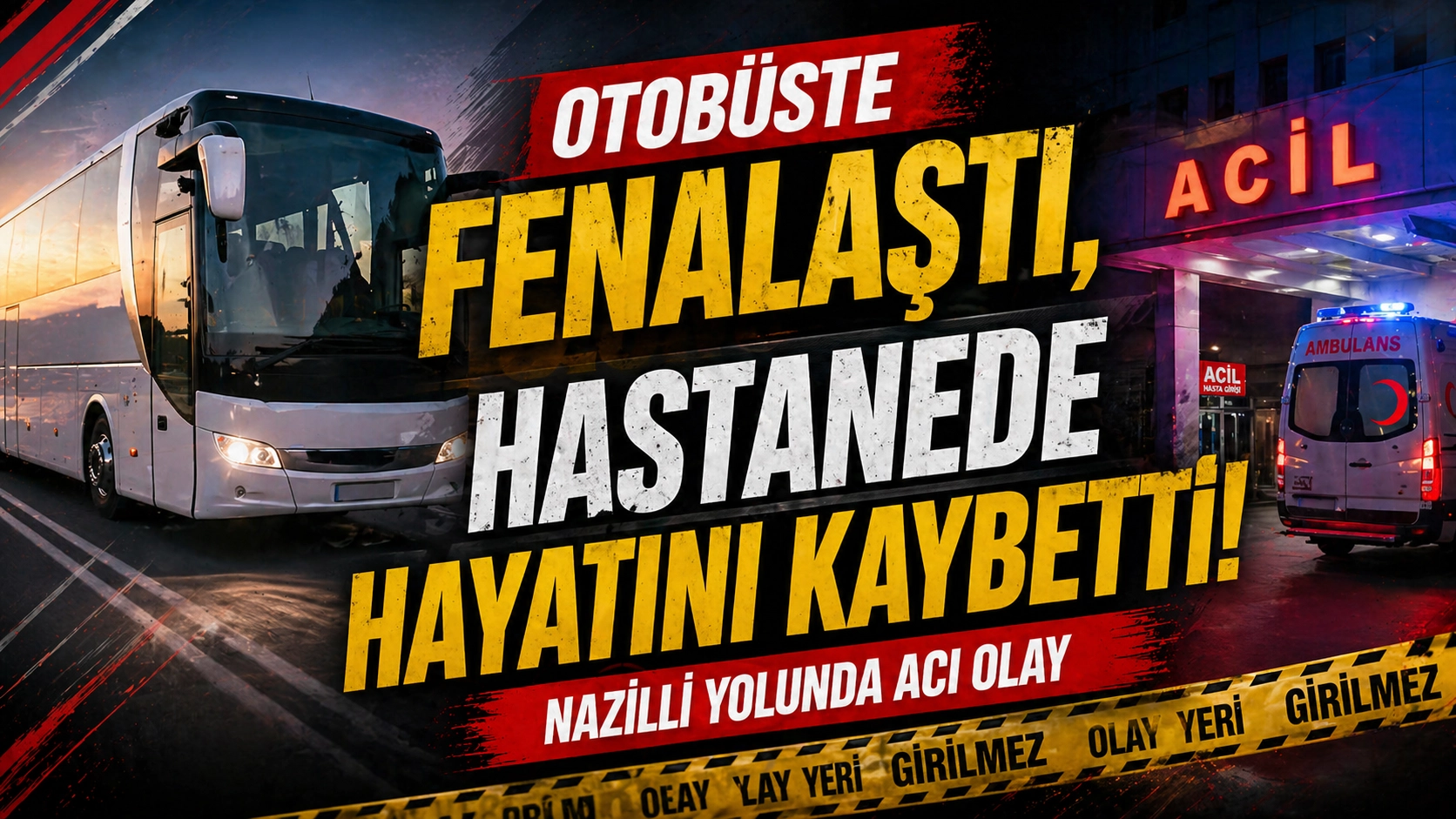 Yolculuk sırasında gelen &ouml;l&uuml;m