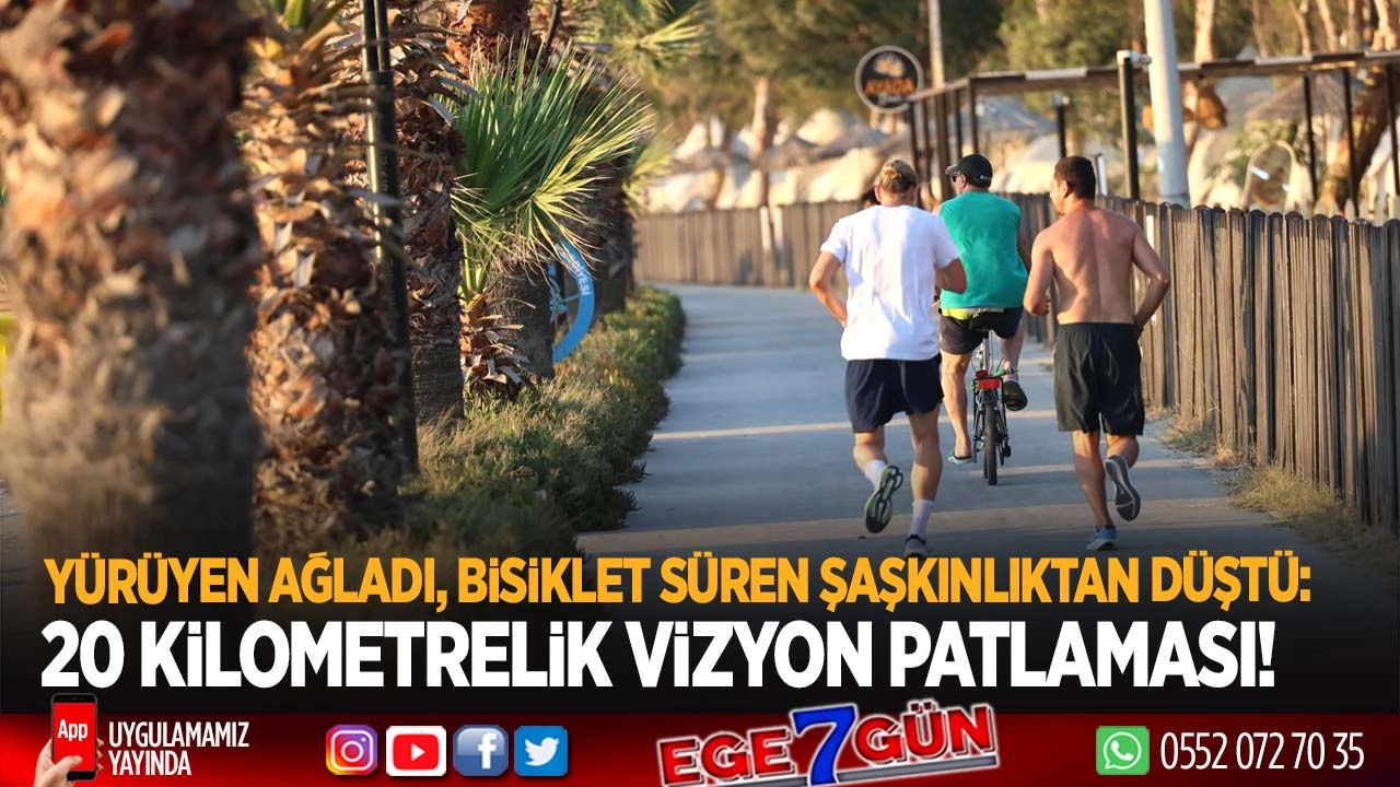 Yürüyen ağladı, bisiklet süren şaşkınlıktan düştü: Büyükşehir sahile destan yazdı