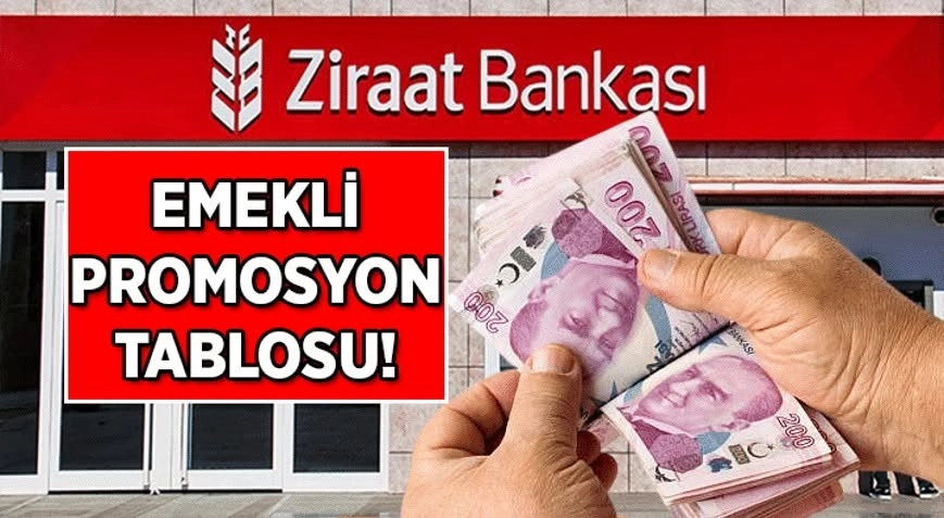 ZİRAAT BANKASI EMEKLİ PROMOSYONUNU 3 YILLIK PEŞİN &Ouml;D&Uuml;YOR Ziraat Bankası'nın emekli maaşı banka promosyonu ne kadar, ka&ccedil; TL?